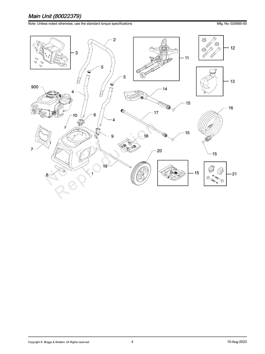 BRIGGS AND STRATTON, 020685-00, IPL.4